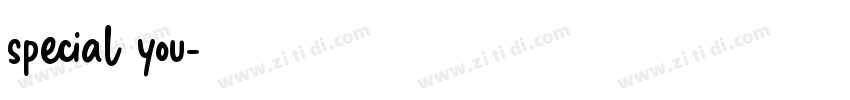special you字体转换